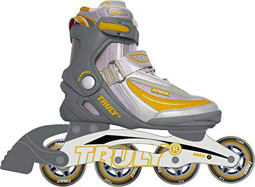 Truly - Patines en línea Unisex para Adultos, Color Gris, Talla 37