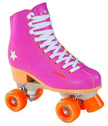 Hudora para Mujer con Ruedas de Disco Morado y narnja Talla:35