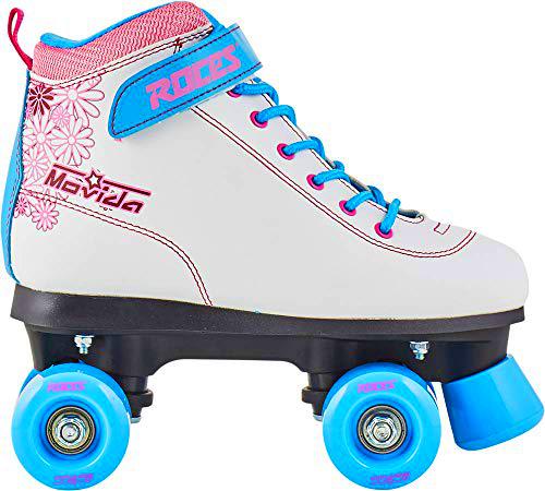 Roces movidaa2 - 35 - Patines de Ruedas niña, Color Blanco/Morado/Azul