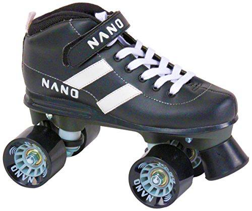 Nano Patines en Paralelo, Color Negro/Negro, Talla Talla 42