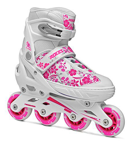Roces Compy 8.0 - Patines en línea para niña, color Blanco (White-Violet)