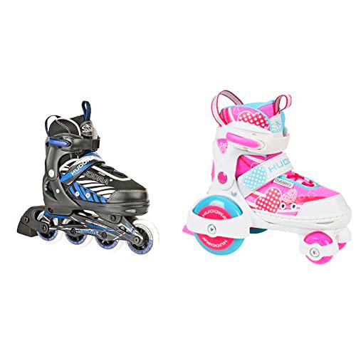 Hudora Kinderinliner Leon Patines en línea, Color Negro/Azul