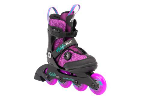 K2 Patines en línea Marlee Boa para niña, Color Morado y Azul