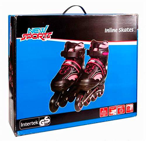 New Sports ABEC 7 - Patines en línea (Talla 39-42), Color Rosa