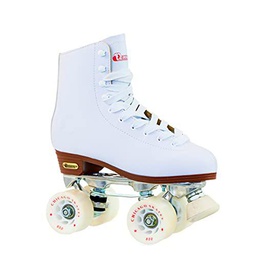 Chicago Skates Patín para Mujer con Forro de Piel, Color Blanco, 5