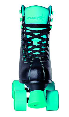 Muuwmi - Patines Disco, Color Turquesa, Talla 35-38