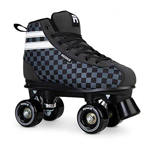 Rookie Rollerskates Patines, Juventud Unisex, Checker (Multicolor), 37