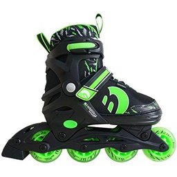 Best Sporting Inline Skates, Größe, Farbe: grün/Schwarz Patines en línea (Talla