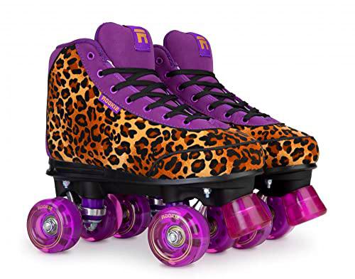 Rookie Rollerskates Patines, Unisex adulto, Leopard (Multicolor), 42