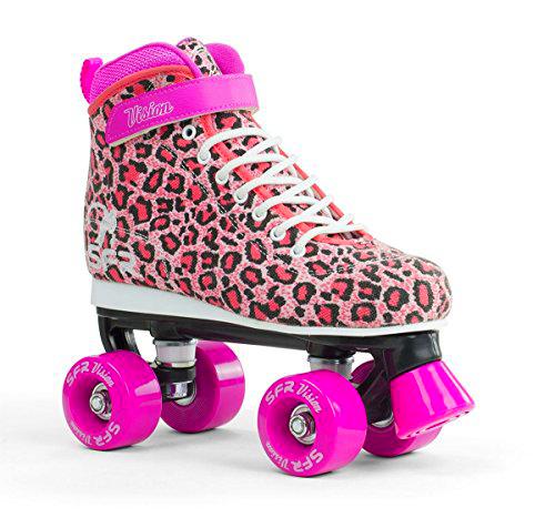 SFR Vision Ii Patines, Unisex Niños, Multicolor (Leopard), 38 EU