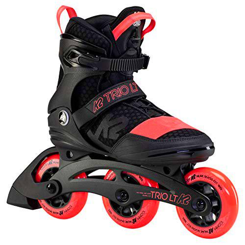 K2 Skates Mujeres Patines en Línea Trio LT 100 W Black_Coral — Black