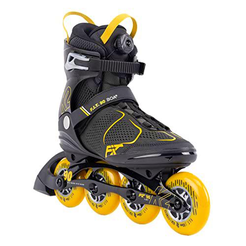 K2 Skate F.I.T. 90 Boa 30G0815 - Patines en línea para Hombre, Color Gris