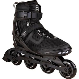 Skatelife Inline Skates Patines, Adultos Unisex, Black/Silver (Multicolor), 46