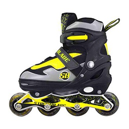 Sport 1- Patines en línea Extensibles, Color Rojo, Azul o Amarillo