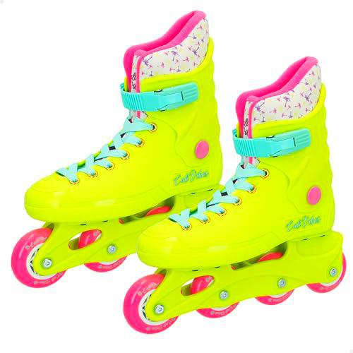 COLORBABY CB Riders - Patines en línea, Color amarillo neón