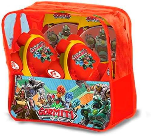 Grandi Giochi 8005124040187 Gormiti - Mochila con Patines y Protecciones, Color 3