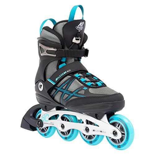 K2 Patines en línea para Mujer, Color Gris - Cian, EU: 40 (Reino Unido: 6.5 / US: 9)