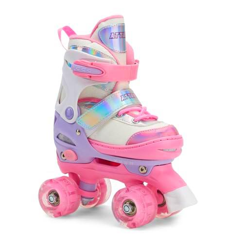 ATTABO Diamond - Patines de Ruedas para niños, tamaño Ajustable 26-33