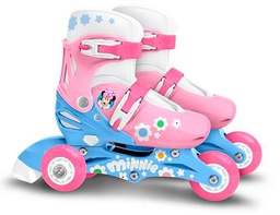 Stamp- Minnie Adjustable Two in One 3 Wheels Skate