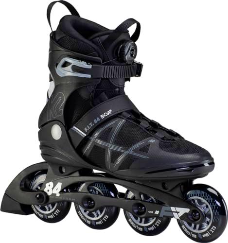K2 F.I.T. 84 Boa Inline Skate 2021 Black/Silver, 39.5