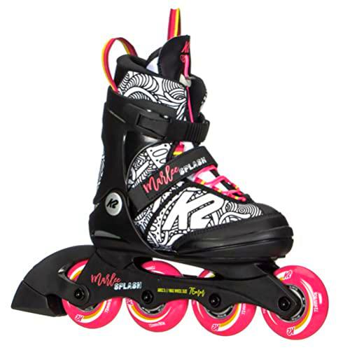 K2 Marlee Splash Kinder Inline Skate Black/Pink/Splash, 32-37