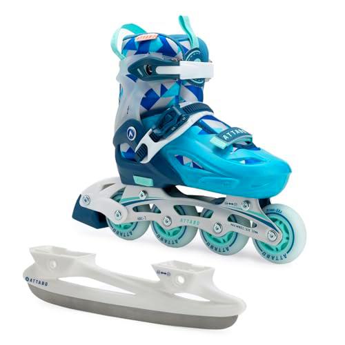 ATTABO Patines de Ruedas para niños Flashled - Ruedas LED Luminosas Ajustables